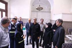 گزارش اقدامات گروه مدیریت خطر بلایا، حوادث و پدافند غیرعامل دانشگاه علوم پزشکی تهران در مراسم وداع و تشییع رهبر شهید 