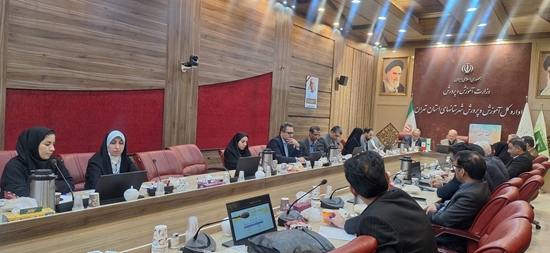 اولین جلسه شورای پشتیبانی سوادآموزی ادارات کل آموزش و پرورش شهر و شهرستان‌های تهران در محل اداره کل آموزش و پرورش استان تهران 