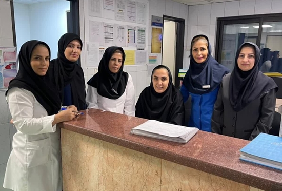 ارزیابی مجدد کارشناسان شیر مادر معاونت‌های بهداشت و درمان دانشگاه علوم پزشکی تهران از بیمارستان آیت الله کاشانی  