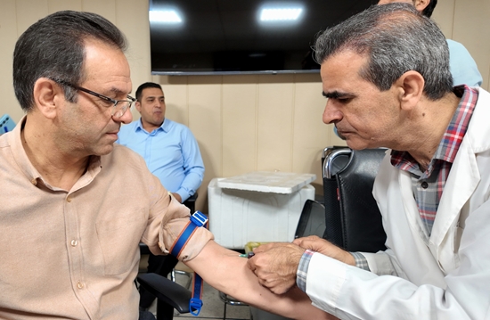 برنامه معاینات، غربالگری سرطان‌های شایع و خطرسنجی بیماری‌های قلبی عروقی برای آقایان شاغل در معاونت بهداشت انجام شد 