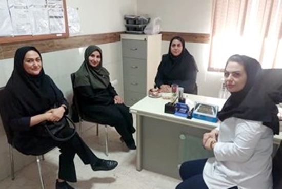 بازدید از مرکز خدمات جامع سلامت حکیم اعتماد توسط معاون فنی و رئیس گروه بهبود تغذیه جامعه معاونت بهداشت 