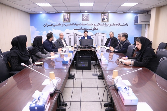 برگزاری جلسه تبادل نظر و هماهنگی گروه مدیریت سلامت محیط و کار در معاونت بهداشت 