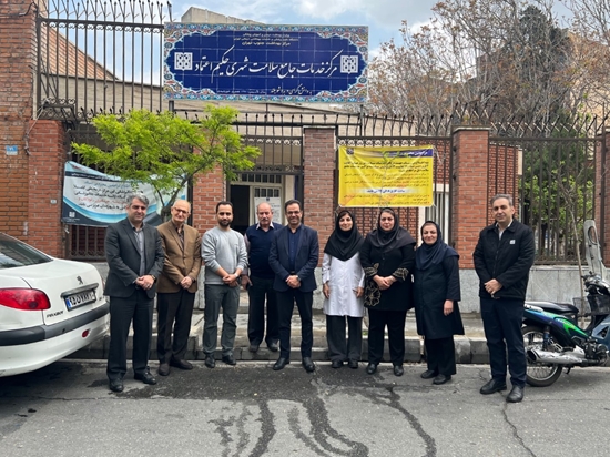 بازدید نوروزی معاون اجرایی و مدیر گروه گسترش شبکه و ارتقای بهداشت معاونت بهداشت دانشگاه علوم پزشکی تهران از ستاد جنوب 