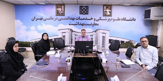 برگزاری جلسه بررسی برنامه‌های گروه بهداشت حرفه‌ای در معاونت بهداشت دانشگاه 