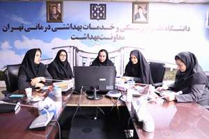نشست کارشناسان سلامت مادران کلان منطقه 10 تهران در وبینار کشوری مدیریت مادر باردار در شرایط بحران