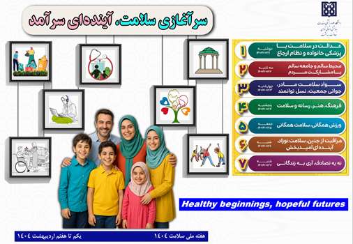 هفته سلامت، فرصتی برای یادآوری اهمیت حفظ و ارتقای سلامت جسمی، روانی و اجتماعی جامعه
