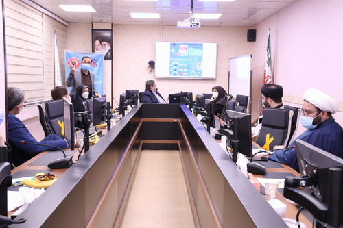جلسه درک خطر و مشارکت جامع (RCCE) توسط روسای گروه آموزش و ارتقای سلامت دانشگاه علوم پزشکی تهران و ایران 