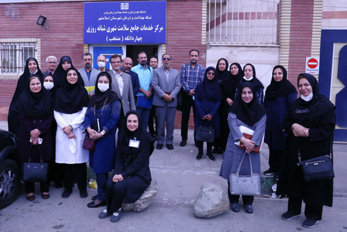 بازدید معاون بهداشت دانشگاه، از مرکز خدمات جامع سلامت شهری شبانه روزی چهار دانگه شهرستان اسلامشهر 