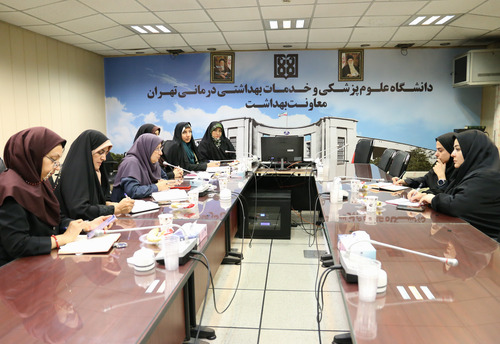برگزاری جلسه مشترک گروه مدیریت جمعیت و خانواده معاونت بهداشت و مدیران اداره سلامت شهردای تهران 