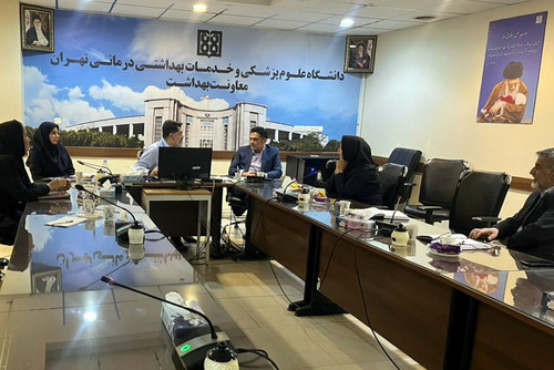 برگزاری جلسه بررسی وضعیت پایش هشت محصول کشاورزی شهرستان‌های ری و اسلامشهر در معاونت بهداشت 